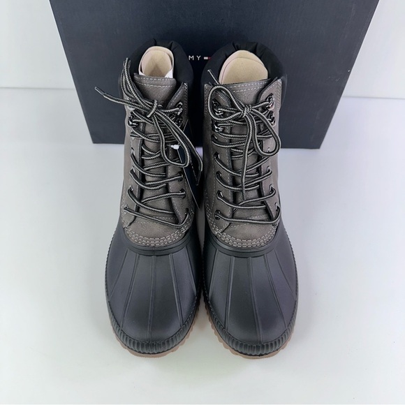 Tommy Hilfiger Men\'s Colins2 Rain Boots Dark Grey Shoes NIB main image 6